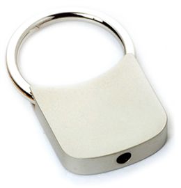 AK0297-square pull ring keychain