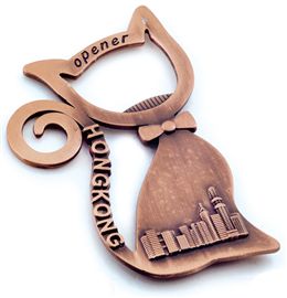 AK0701-cat opner&fridge magnet