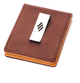 AK1093-leather money clip