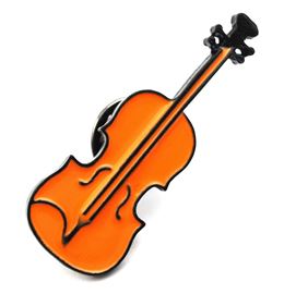 pin-enamel violin pin