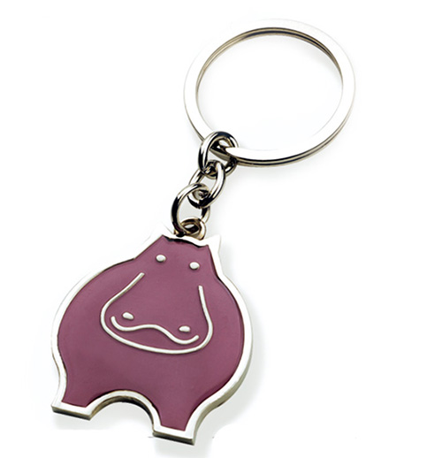 AK0420-hippo keychain