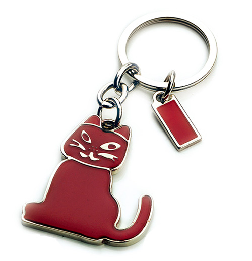 AK0460-cat keychain