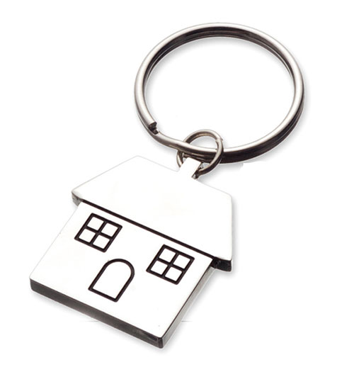 AK0239-house keychain