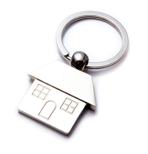 AK0240-house keychain