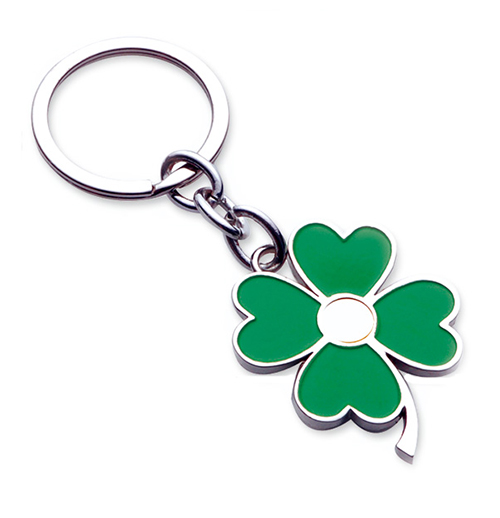 AK0442-Four Leaf Clover  keychain