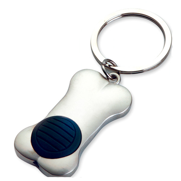 AK0336-bone shape led keychain