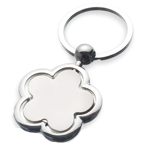 AK0133-flower spinning keychain