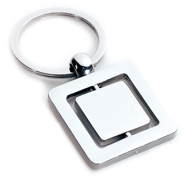 AK0141-square spinning keychain