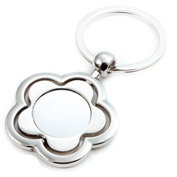 AK0134-flower  spinning keychain