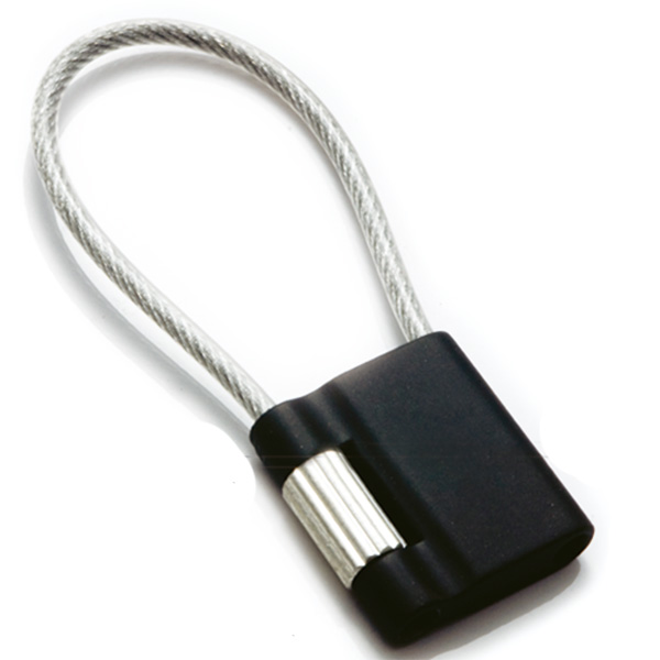 AK0041-lock wire-ring keychain