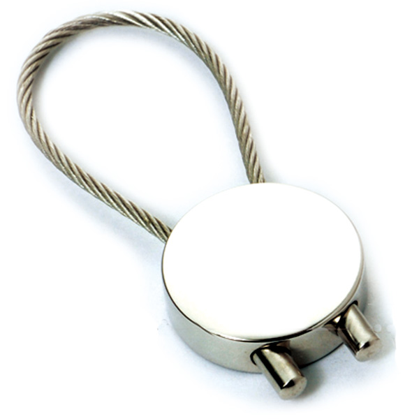 AK0044-round wire-ring keychain