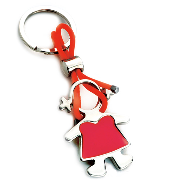 AK0434-girl keychain