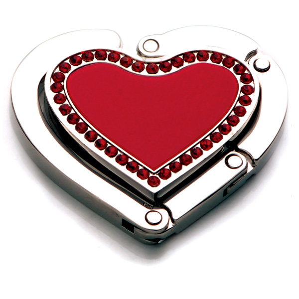 AK1148-Heart folded bag hanger