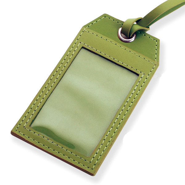 AK1094-Leather luggage tag