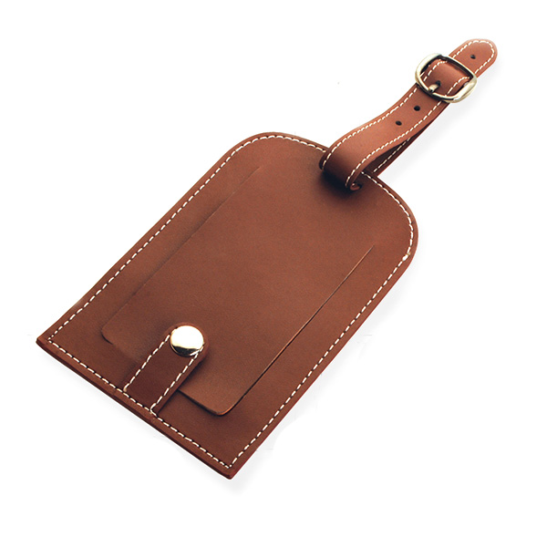 AK1097- leather luggage tag