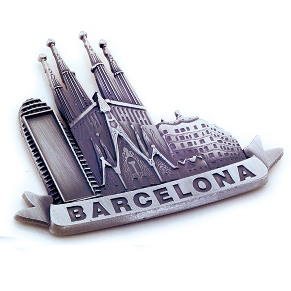 AK0704-barcelona fridge magnet