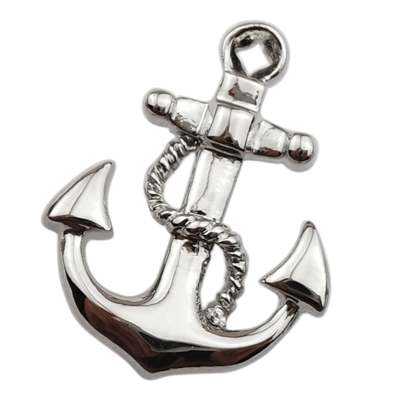 pin-shiny sliver anchor pin