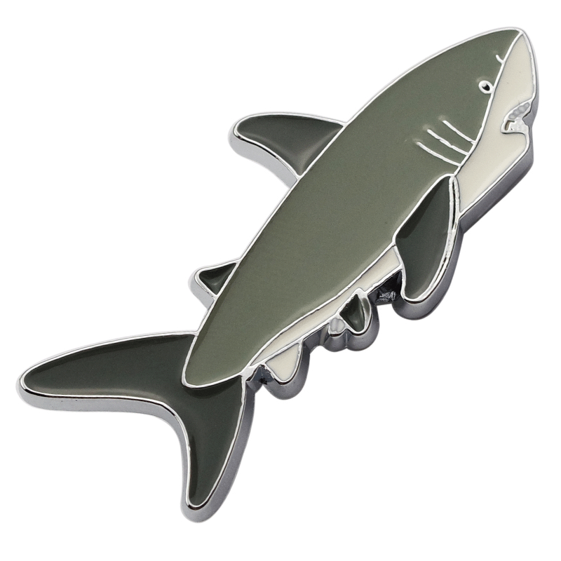pin-enamel shark pin