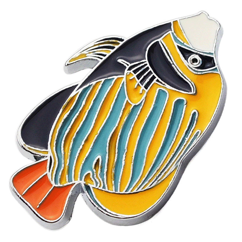 pin-enamel tropical fish pin