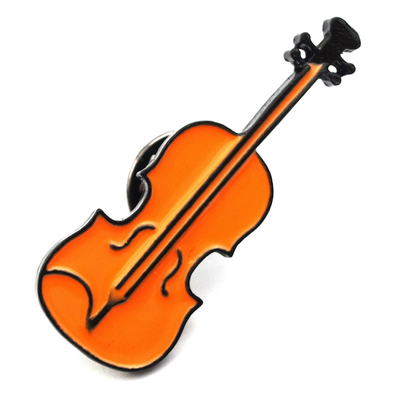 pin-enamel violin pin